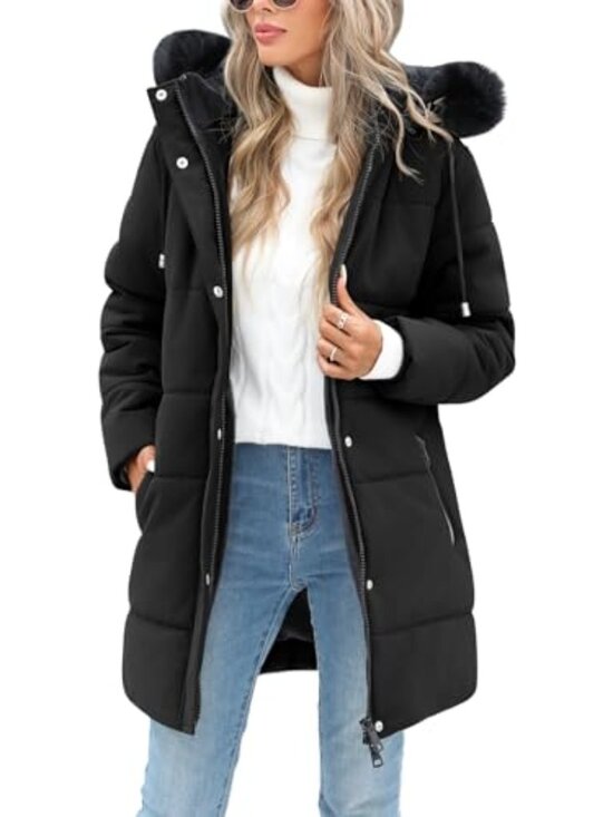 Jackets & Blazers - 🆕 Women's Winter Jacket - Warm Long Puffer Coat Thicken Fleece Lined Parka
